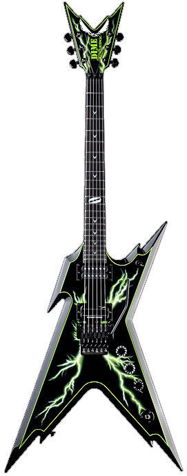 Dean Dimebag Razorback Slimebolt elektrick kytara