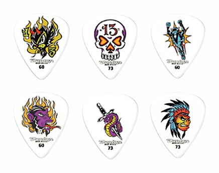 Dunlop Blackline Original Alan Forbes Picks, 0.73 mm
