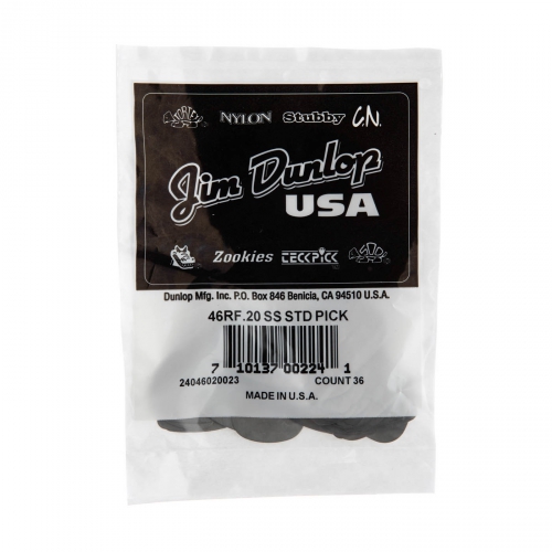 Dunlop Stainless Steel Standard Picks, Refill Pack, 0.20 mm