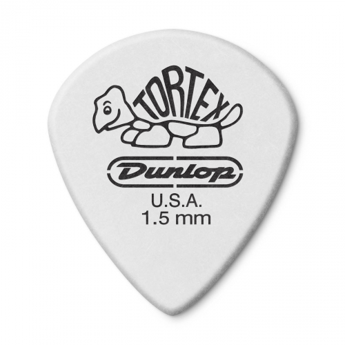 Dunlop Tortex White Jazz Picks, Refill Pack, 1.50 mm