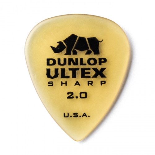Dunlop Ultex Sharp Picks, Player′s Pack, 2.00 mm