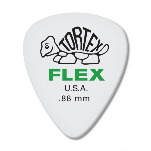 Dunlop Tortex Flex Picks, Player′s Pack, 0.88 mm