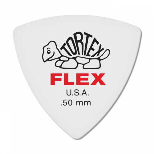 Dunlop Tortex Flex Triangle Picks, Refill Pack, 0.50 mm Dunlop Tortex Flex Triangle Picks, Refill Pack, 0.50 mm