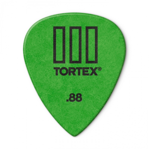 Dunlop Tortex III Standard Picks, Player′s Pack, 0.88 mm