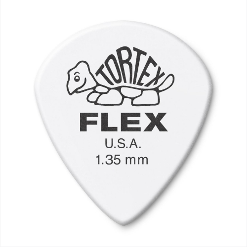 Dunlop Tortex Flex Jazz III Picks, Player′s Pack, 1.35 mm