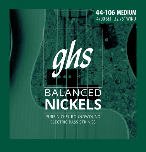 GHS Balanced Nickels .044-.106, Short Scale
