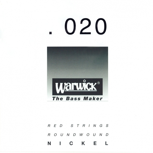 Warwick 46020 RED.020, Nickel-Plated Steel