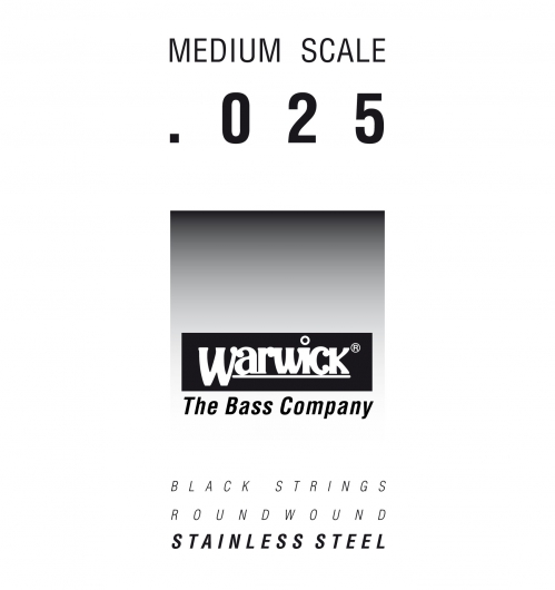 Warwick 39025 Black Label.025, Medium Scale