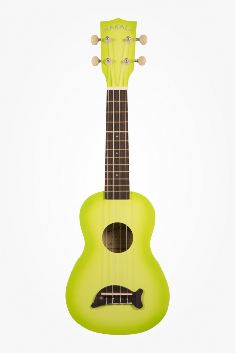 Kala Makala Dolphin Soprano Ukulele Green Apple Burst