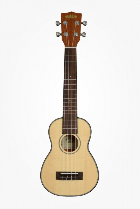 KALA Solid Spruce Mahogany Long Neck Soprano Ukulele