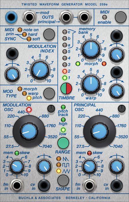 Softube Buchla 259e Twisted Waveform Generator