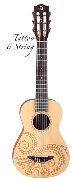 Luna Ukulele - 6 Strunowe TAT6