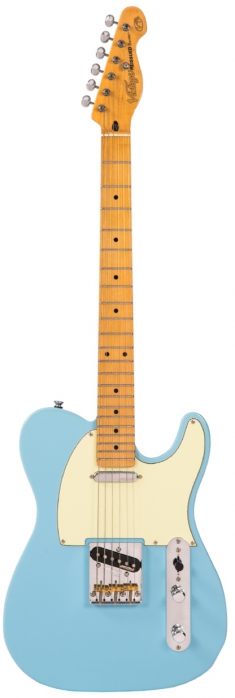 Vintage V75LB gitara elektryczna, Laguna Blue