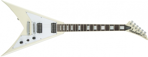 Jackson Usa Signature Scott Ian King V Kvt, Rosewood Fingerboard, Ivory
