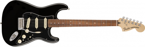 Fender Deluxe Stratocaster Pau Ferro Fingerboard, Black