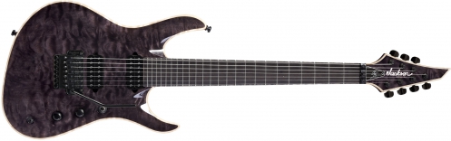 Jackson Usa Signature Chris Broderick Soloist 7, Ebony Fingerboard, Transparent Black
