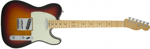 Fender American Elite Telecaster Maple Fingerboard, 3-Color Sunburst