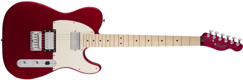 Fender Contemporary Telecaster Hh, Maple Fingerboard, Dark Metallic Red