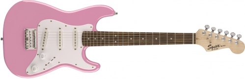 Fender Mini Strat Rosewood Fingerboard, Pink