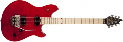 Evh Wolfgang Wg Standard, Maple Fingerboard, Transparent Red