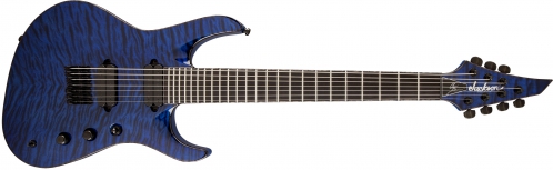 Jackson Usa Signature Chris Broderick Soloist Ht7, Ebony Fingerboard, Transparent Blue Jackson Usa Signature Chris Broderick Soloist Ht7, Ebony Fingerboard, Transparent Blue