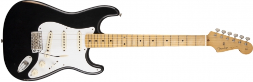 Fender Road Worn ′50s Stratocaster Maple Fingerboard, Black