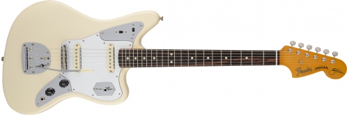 Fender Johnny Marr Jaguar Rosewood Fingerboard, Olympic White