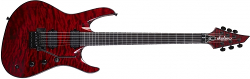 Jackson Usa Signature Chris Broderick Soloist 6, Ebony Fingerboard, Transparent Red