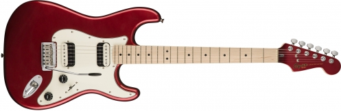 Fender Contemporary Stratocaster Hh, Maple Fingerboard, Dark Metallic Red