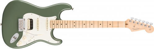 Fender American Pro Stratocaster Hss Shaw Bucker Maple Fingerboard, Antique Olive