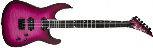 Jackson Pro Series Soloist Sl2q Ht Mah, Ebony Fingerboard, Fuchsia Burst