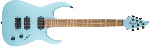 Jackson Usa Signature Misha Mansoor Juggernaut Ht6, Caramelized Flame Maple Fingerboard, Satin Daphne Blue