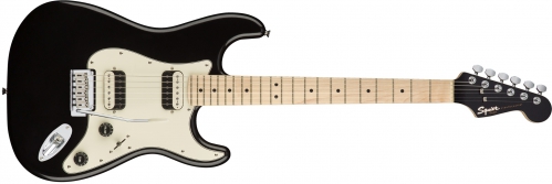 Fender Contemporary Stratocaster Hh, Maple Fingerboard, Black Metallic