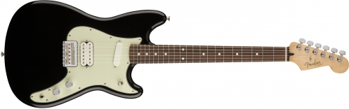 Fender Duo-Sonic Hs, Pau Ferro Fingerboard, Black