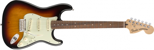 Fender Deluxe Roadhouse Stratocaster Pau Ferro Fingerboard, 3-Color Sunburst