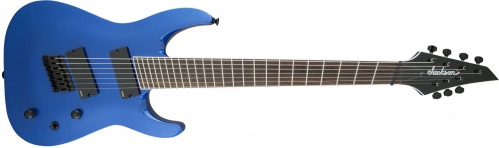Jackson X Series Soloist Arch Top Slat7 Ms, Dark Rosewood Fingerboard, Multi-Scale, Metallic Blue