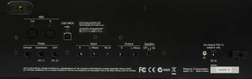 Roland FP 7 F pianino cyfrowe (czarne)