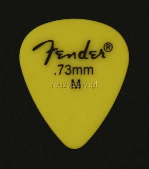Fender Delrin 0.73 medium yellow kytarov� trs�tko