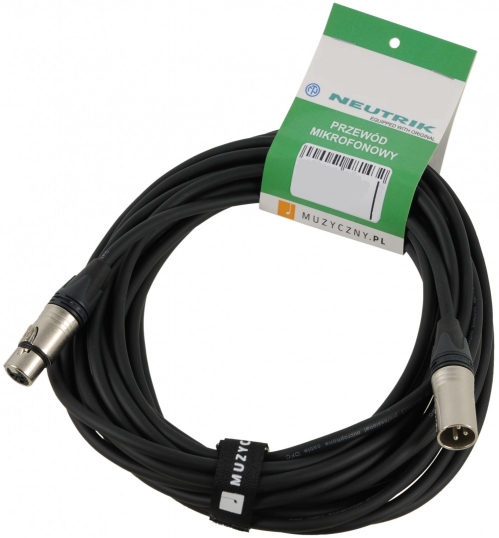Klotz MIC PRO 6m przew�d mikrofonowy XLR-M - TRS, Neutrik, MY206, z opask�