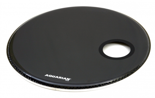 Aquarian 22″SMPTCC/BK Classic Clear Ported potah na buben