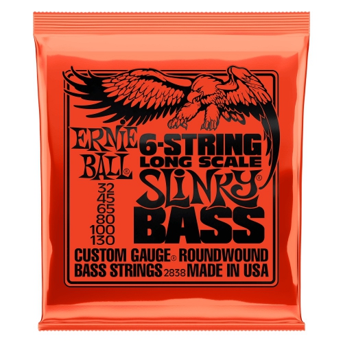 Ernie Ball 2838 NC 6′s Slinky Bass struny na basovou kytaru