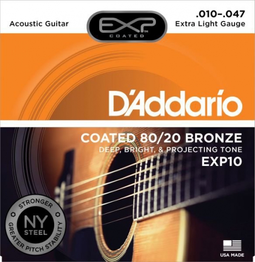 D′Addario EXP 10 struny na akustickou kytaru