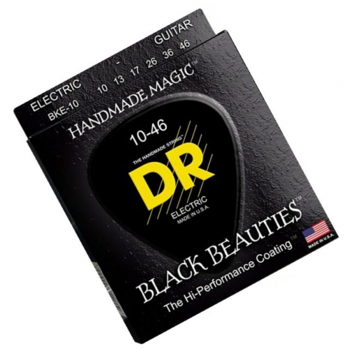 DR BKE-10 Black Beauties Extra Life struny na elektrickou kytaru