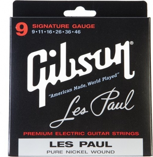 Gibson SEG LPS Les Paul Signature struny na elektrickou kytaru