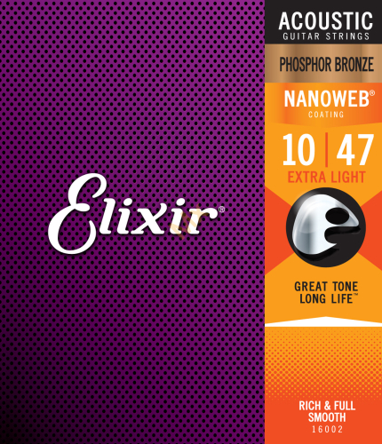 Elixir 16002 Phosphor Bronze Extra Light NW struny na akustickou kytaru