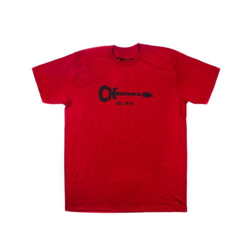 Charvel Guitar Logo Tee, Red, Xxl
