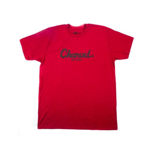 Charvel Toothpaste Logo Tee, Red, L