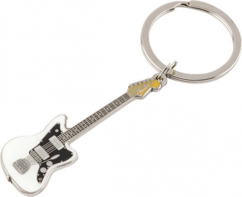 Fender Jazzmaster Keychain, White
