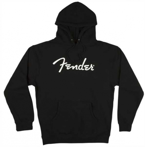 Fender Logo Hoodie, Black, S