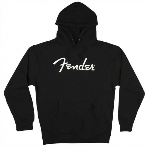 Fender Logo Hoodie, Black, L